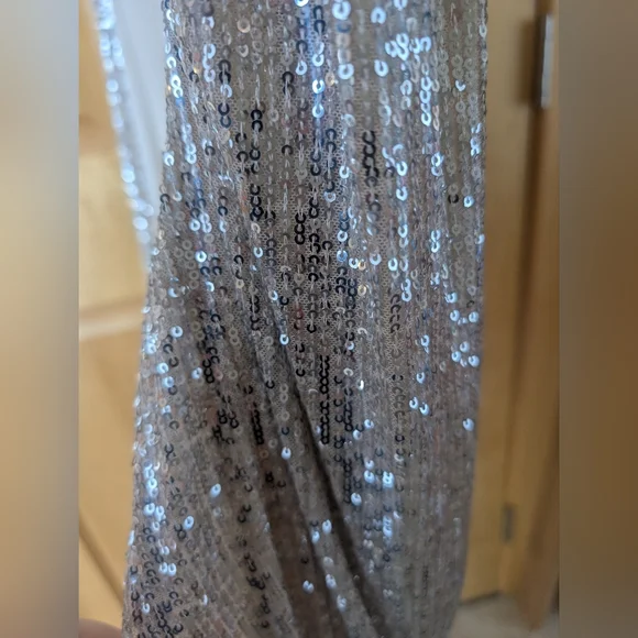 Torrid Beige Sequin Sleeve Top - Picture 11 of 11